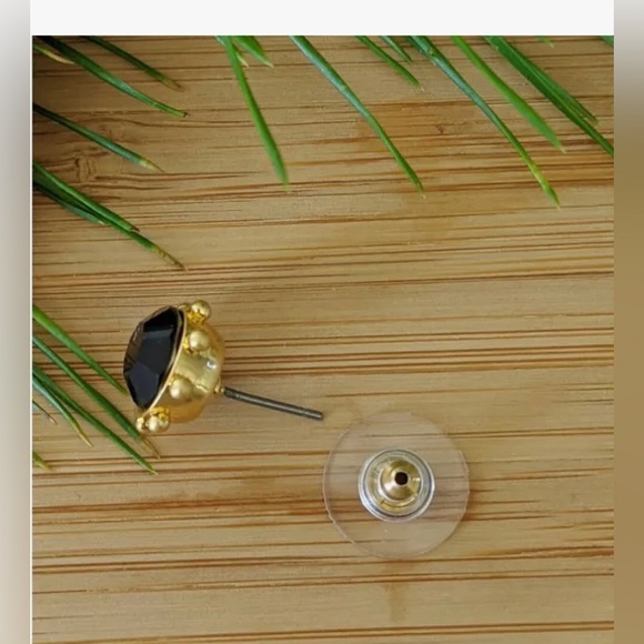 Kate Spade New York Women's Jet‎ Cubic Zirconia Bezel Stud Earrings new - Picture 11 of 13